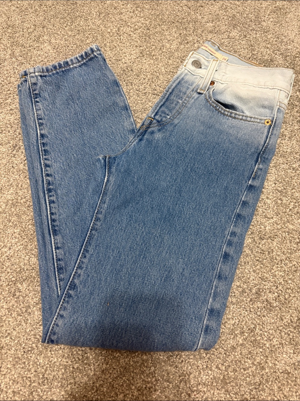 Levi’s Wedgie Straight Button Fly Jeans